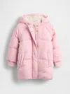 Gap Baby & Toddler Heavyweight Puffer Coat In Pink