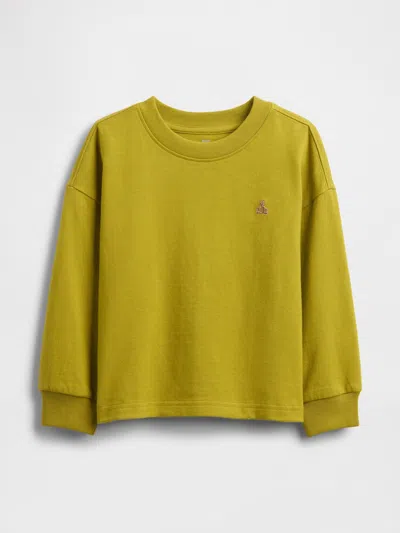 Gap Baby & Toddler Heavyweight T-shirt In Gold