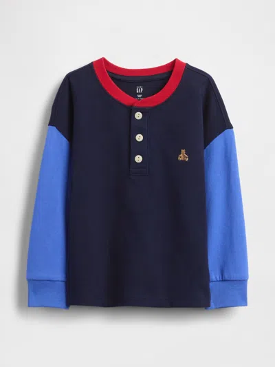 Gap Baby & Toddler Henley Shirt In Blue