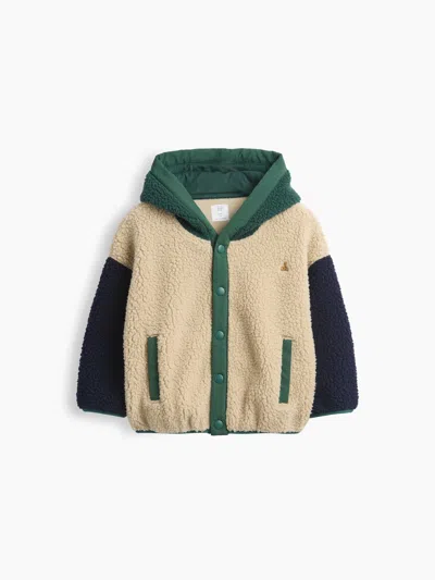 Gap Baby & Toddler Hooded Sherpa Jacket In Multi