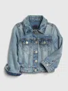 Gap Toddler Denim Jacket In Stone Wash Light