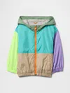 Gap Baby & Toddler Jersey-lined Colorblock Windbreaker In Colorblock