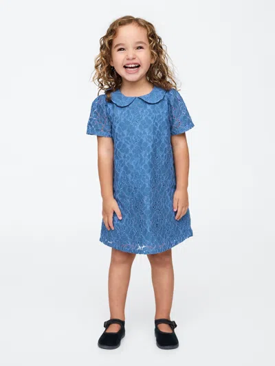Gap Baby Lace Dress In Ivory Frost