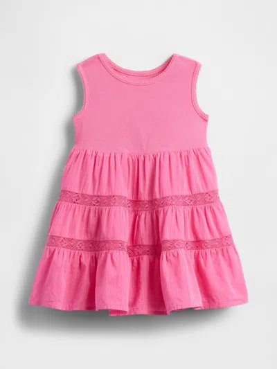 Gap Baby & Toddler Lace-trim Mixed Media Dress