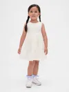 Gap Baby & Toddler Lace-trim Mixed Media Dress In White