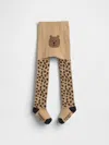 Gap Baby & Toddler Leopard Bear Tights In Brown