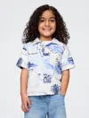 Gap Baby & Toddler Linen-cotton Cabana Shirt In Shirting Blue