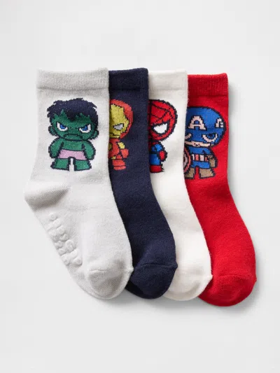 Gap Baby & Toddler Marvel Crew Socks (4-pack) In Multi 1