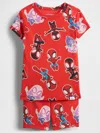Gap Baby & Toddler Marvel Organic Brushed Cotton Pj Set In Red Stripe