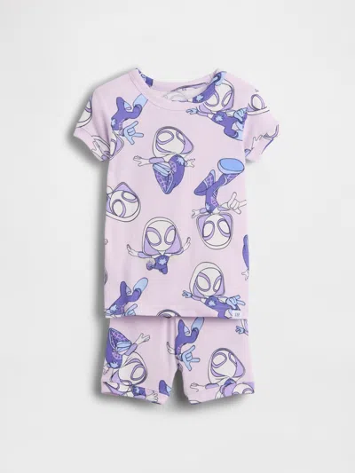Gap Baby & Toddler Marvel Organic Brushed Cotton Pj Shorts Set In Multi