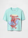 Gap Baby & Toddler Marvel Oversized Graphic T-shirt In Surf Spray Green