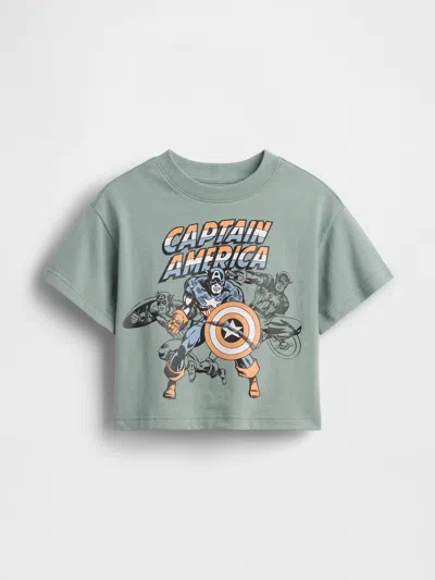 Gap Baby & Toddler Marvel Oversized Graphic T-shirt In Sage Green