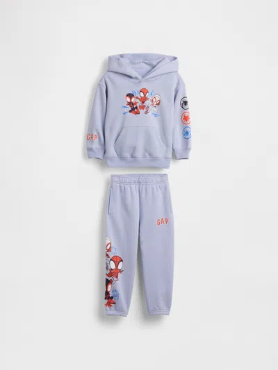 Gap Baby & Toddler Marvel Vintagesoft Hoodie Outfit Set In Gray
