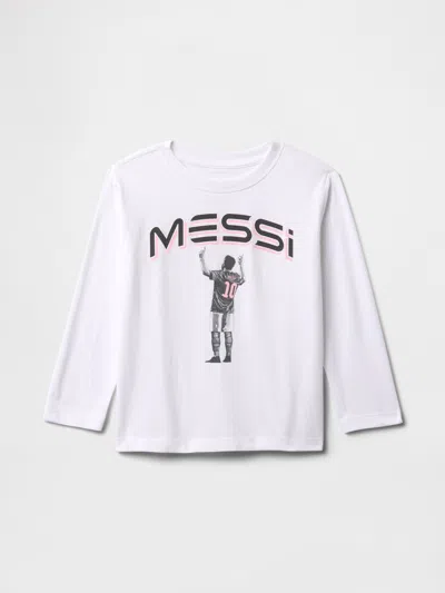 Gap Baby & Toddler Messi Graphic T-shirt In Bright White