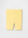Gap Baby & Toddler Mix & Match Bike Shorts In Pale Banana Yellow
