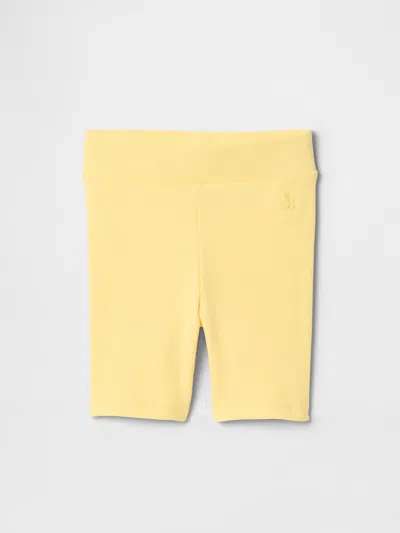 Gap Baby & Toddler Mix & Match Bike Shorts In Pale Banana Yellow