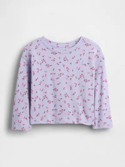 Gap Baby & Toddler Mix & Match Drop-shoulder T-shirt In Purple