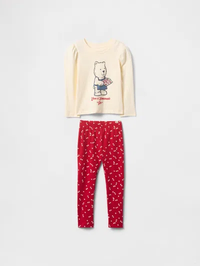 Gap Baby Mix And Match Graphic Outfit Set In Modern Red