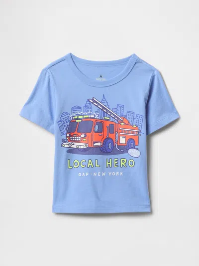 Gap Baby & Toddler Mix & Match Graphic T-shirt In Shirting Blue