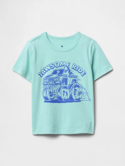 Gap Baby & Toddler Mix & Match Graphic T-shirt In Surf Spray Green
