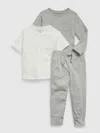 Gap Toddler Organic Cotton Mix And Match Outfit Set In Light Grey