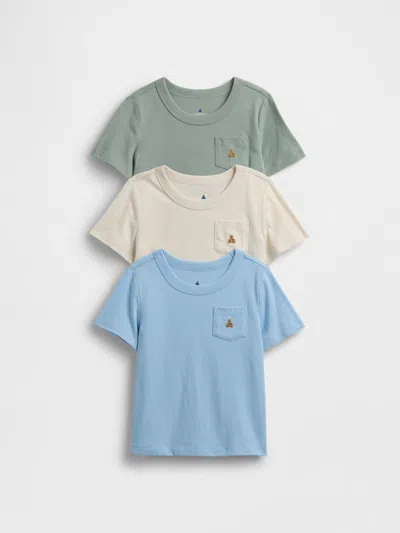 Gap Baby & Toddler Mix & Match Pocket T-shirt (3-pack) In Multi