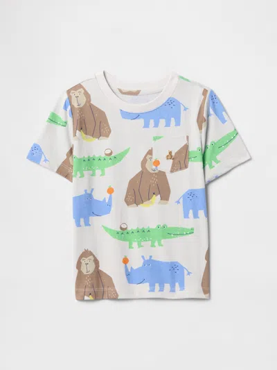Gap Baby & Toddler Mix & Match Pocket T-shirt In Animal Print