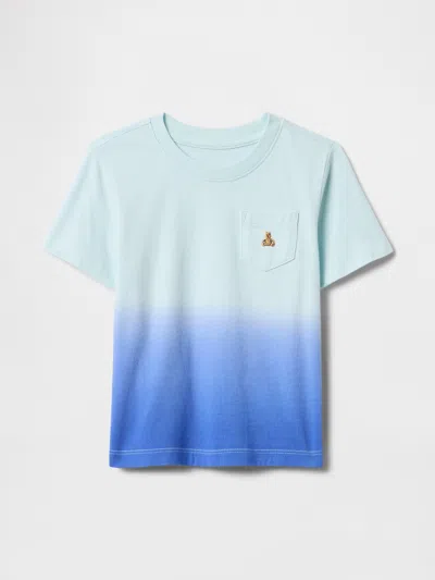 Gap Baby & Toddler Mix & Match Pocket T-shirt In Blue Dip Dye