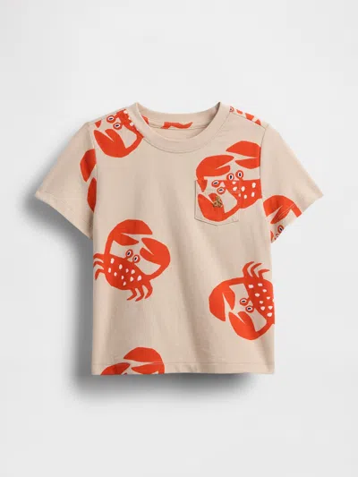 Gap Baby & Toddler Mix & Match Pocket T-shirt In Crab Print