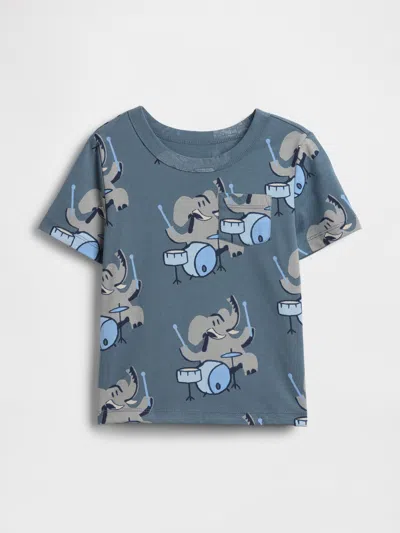 Gap Baby & Toddler Mix & Match Pocket T-shirt In Gray
