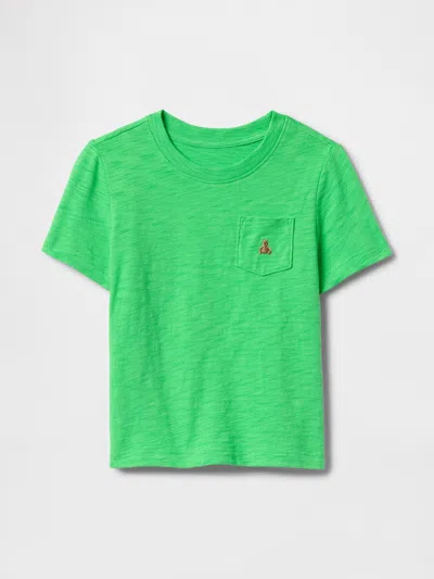 Gap Kids' Baby & Toddler Mix & Match Pocket T-shirt In Green