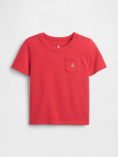 Gap Baby & Toddler Mix & Match Pocket T-shirt In Red