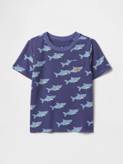Gap Baby & Toddler Mix & Match Pocket T-shirt In Spectrum Blue