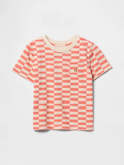 Gap Baby & Toddler Mix & Match Pocket T-shirt In Watermelon Ice Red