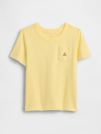 Gap Baby & Toddler Mix & Match Pocket T-shirt In Yellow