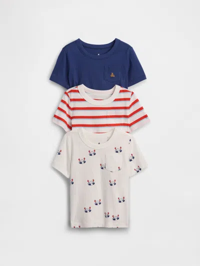 Gap Baby & Toddler Mix & Match Pocket T-shirt (3-pack)