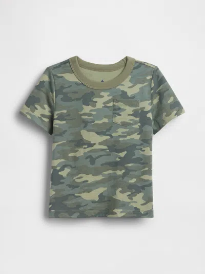 Gap Baby & Toddler Mix & Match Pocket T-shirt In Green Camo