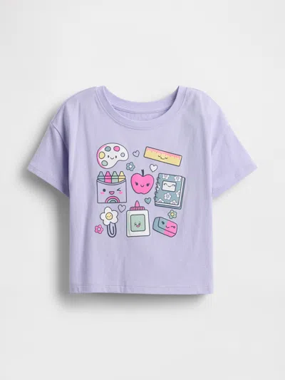 Gap Baby & Toddler Mix & Match Relaxed Graphic T-shirt In Purple