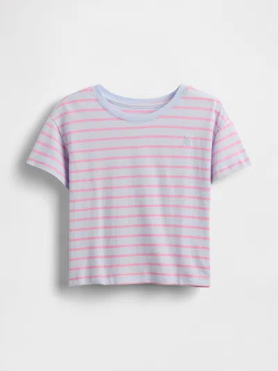 Gap Baby & Toddler Mix & Match Relaxed T-shirt In Blue Pink Stripe