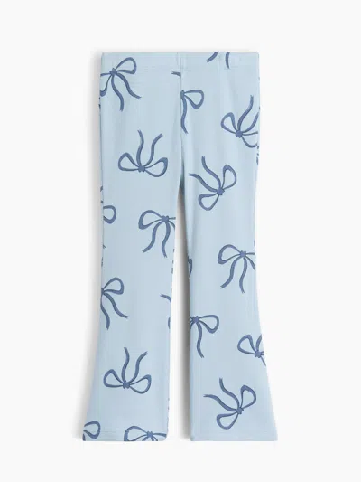 Gap Baby & Toddler Mix & Match Rib Flare Leggings In Blue