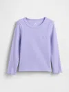 Gap Baby & Toddler Mix & Match Rib T-shirt In Purple