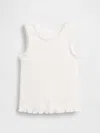 Gap Baby & Toddler Mix & Match Rib Tank Top In Off White
