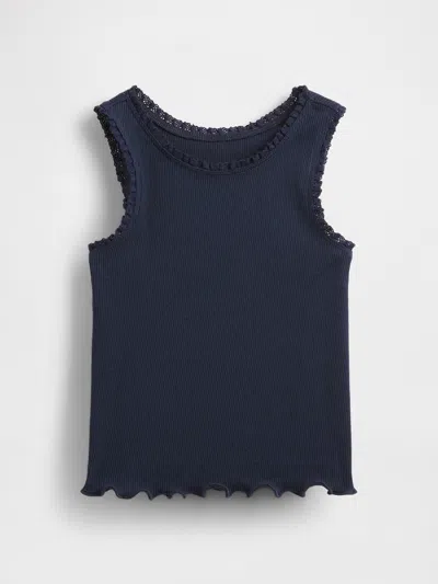 Gap Baby & Toddler Mix & Match Rib Tank Top In Tapestry Navy Blue