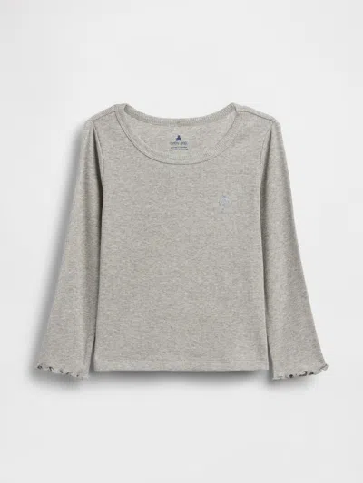 Gap Baby & Toddler Mix & Match Rib T-shirt In Gray
