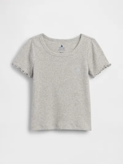 Gap Baby & Toddler Mix & Match Rib T-shirt In Gray