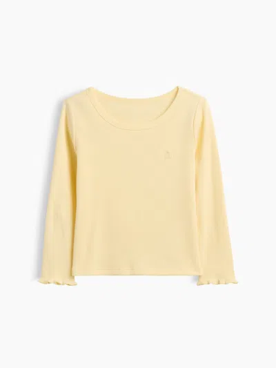 Gap Baby & Toddler Mix & Match Rib T-shirt In Maize