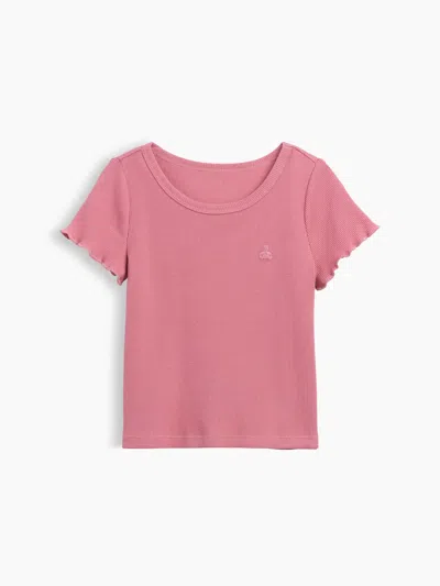 Gap Baby & Toddler Mix & Match Rib T-shirt In Rosetta