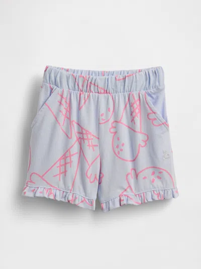 Gap Baby & Toddler Mix & Match Ruffle Shorts In Serene Blue