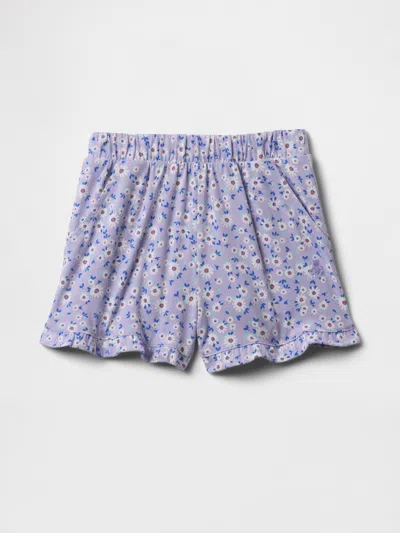 Gap Baby & Toddler Mix & Match Ruffle Shorts In Warm Violet