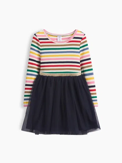 Gap Baby & Toddler Mixed Media Dress In Multi